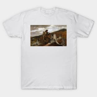 A Huntsman and Dogs by Winslow Homer T-Shirt